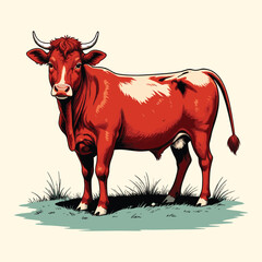 Red Heifer Illustration