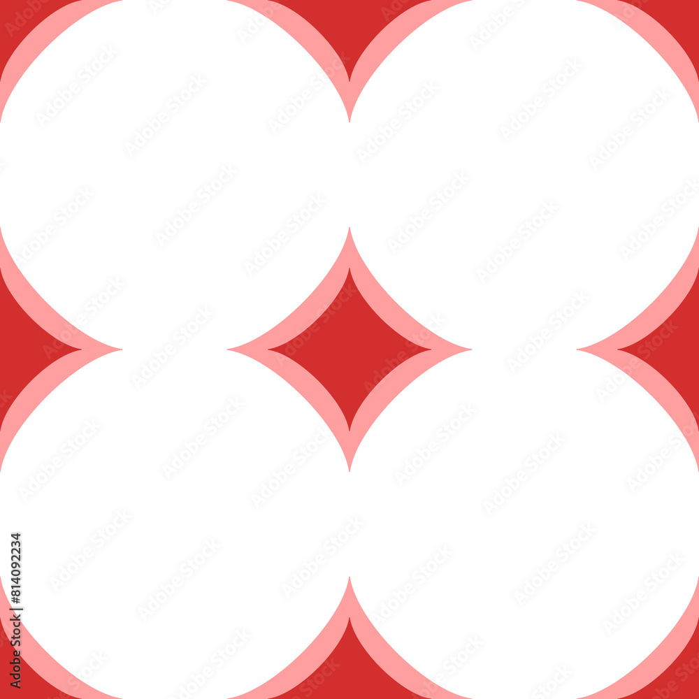 Poster seamless pattern of large isolated red star symbols. the elements are evenly spaced. illustration on