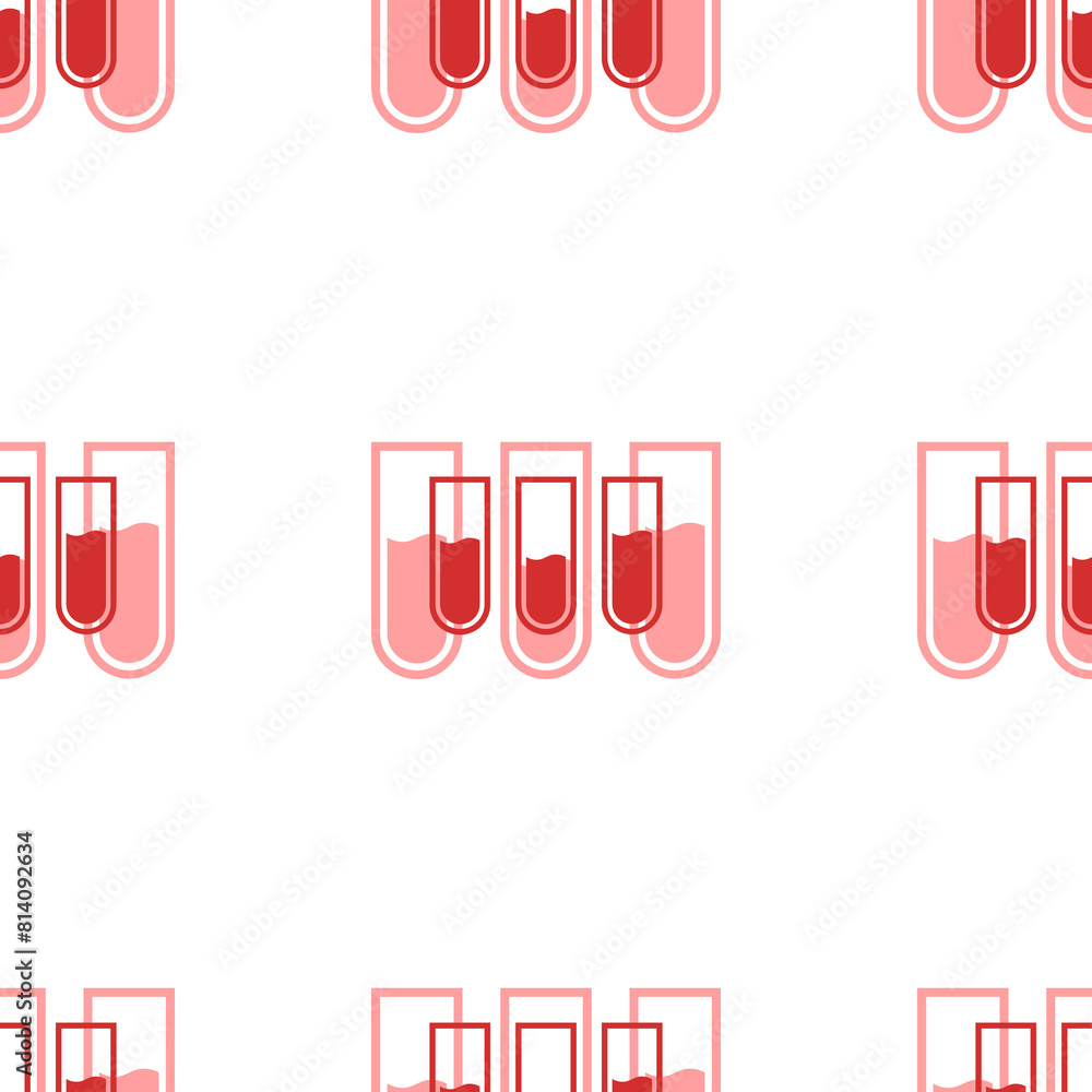 Poster seamless pattern of large isolated red water game symbols. the elements are evenly spaced. illustrat