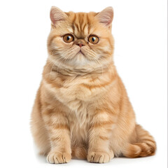 Obraz premium Animated style American Exotic Shorthair Cat