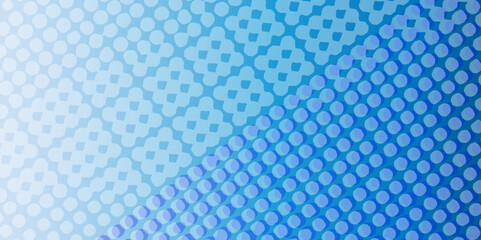 Dotted blue halftone vintage background, blue halftone of shape design for pattern and design element, white dot halftone and color gradient background pop art design template for colorful halftone.