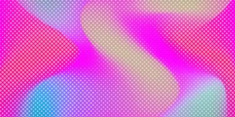 Abstract halftone artistic background with colorful dots, overlay color gradient pattern with seamless dots and geometry halftone texture, blue and multicolor rainbow dots with color background.