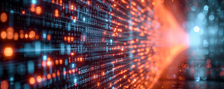 Abstract background with computer code. Programming concept.