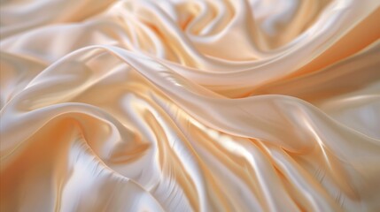 Fototapeta premium Background image of isolated isometric minimalism curved silk curves in simple background