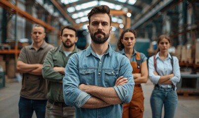 A moving company employees