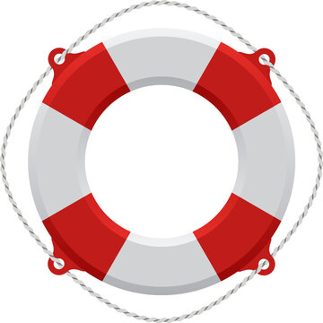 recommend clip art: vector lifebuoy. life ring with rope