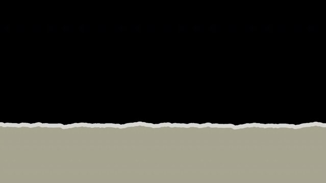 Paper lower third in pale gray color alpha channel