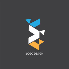 Dark Background Company Logo with Customizable Name Text