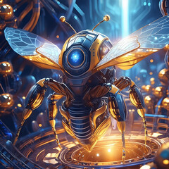 a robotic bee that is from the same series.