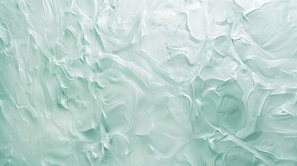 Pale mint wall texture with a frosted glass look, adding a touch of elegance and serenity.