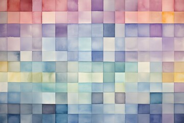 Pewter vintage checkered watercolor background generative ai