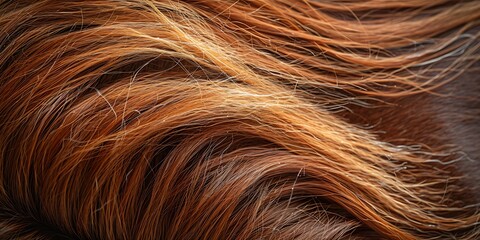 Fototapeta premium Hair of a horse as a background. Close-up.