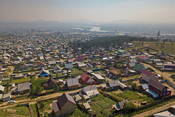 Aerial view of Ulan-Ude