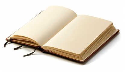 notebook isolated on a white background