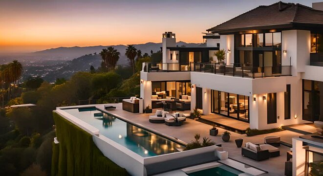 Mega Mansion in Beverly Hills.