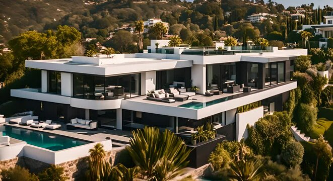 Mega Mansion in Beverly Hills.
