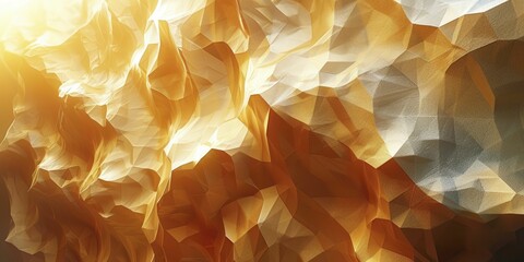 Experience the opulent allure of geometric luxury in a striking gold motif, perfect for enhancing premium product displays.