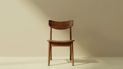 Minimalist Style Concept of a Chair.