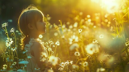 Innocence blooms like wildflowers in the meadow, each petal a memory of carefree days and boundless imagination
