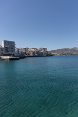 Fototapeta premium waterfront at small town 