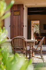 Terrasse d'une maison