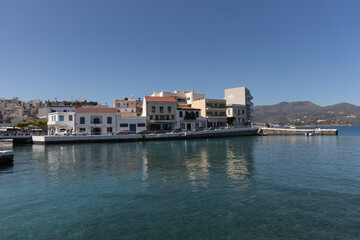 dock and store fronts on the water 