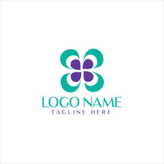 Nature beauty logo design with unique style Premium Vector
