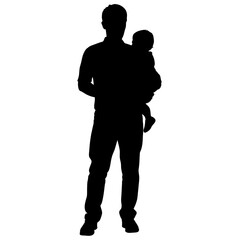 different type of Vintage forest pine trees with ground soil silhouette