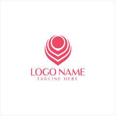 Luxury woman hair salon logo design
