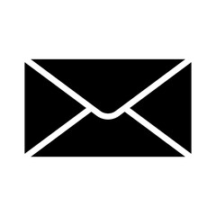 Envelope Gliph Icon Design