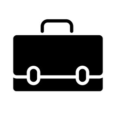 Suitcase Gliph Icon Design