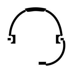 Customer Service Gliph Icon Design