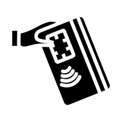 Credit Card Payment Gliph Icon Design