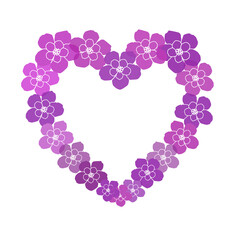 Instagram. Heart shape. Like icon. Social media icon.illustration.