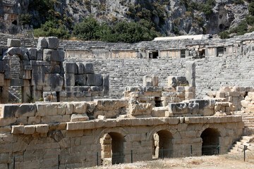 Obraz premium The historical ancient city of Myra in Turkey near Antalya