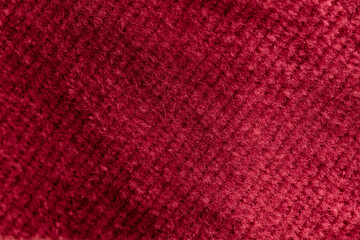 Fototapeta premium Closeup of pink corduroy cloth as patterned textured background