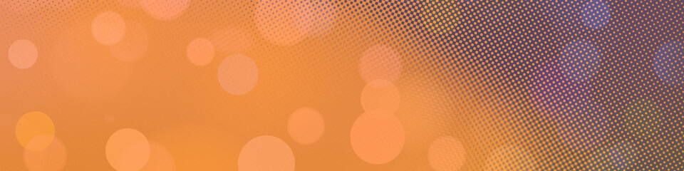 Obraz premium Orange bokeh background for Banner, Poster, Story, Ad, Celebrations and various design works
