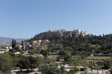 Obraz premium view of the acropolis 