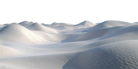 winter landscape snow ice desert wavy surface texture transparent backgrounds