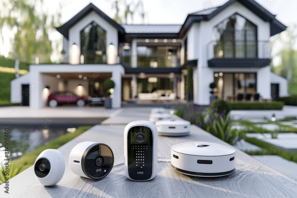 Poster observe every corner of your home with cameras that monitor, detect sounds, and capture images for s