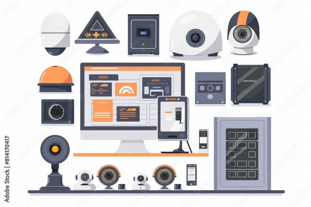Poster cameras at home provide security by observing, monitoring entries, and capturing images with sound d