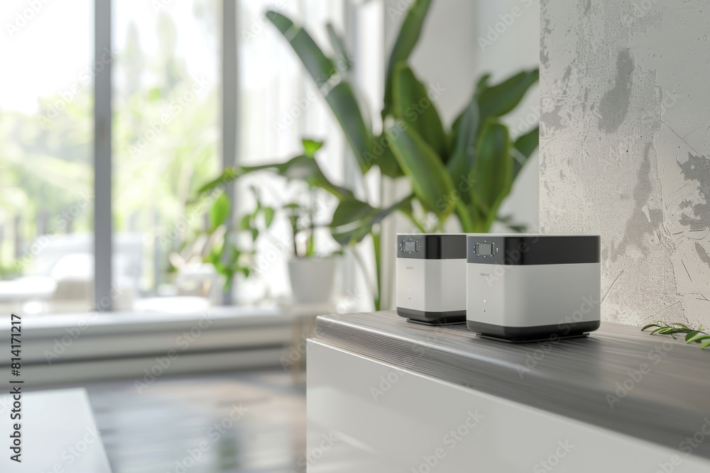 Poster protect your home with cameras that monitor entries, capture images, and detect sounds using advance