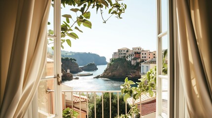 open window to the view of italy © sam richter
