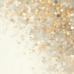 Luxurious Metallic Blast of Elegance with Splattered Gold and Silver Shards