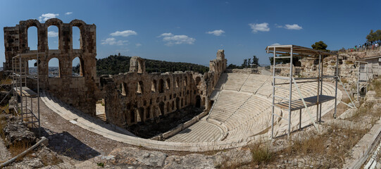 Odeon of Herodes Atticus acropolis of athens