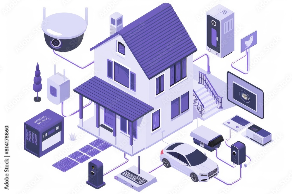 Aufkleber protection via router in streaming setup enhances security concept with reliable facial recognition,