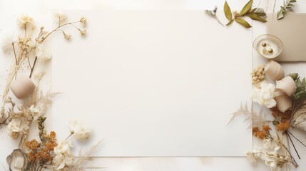 Floral Frame for Your Special Message