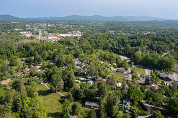 Obraz premium drone mountain views