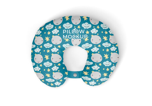 Travel Pillow Mockup