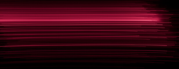 red lines of light in the dark